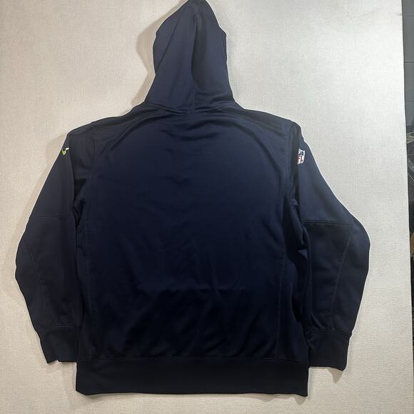NFL Seahawks Men's Navy Pullover Hoodie Jacket LS Thermal Size XL? - Picture 12 of 13